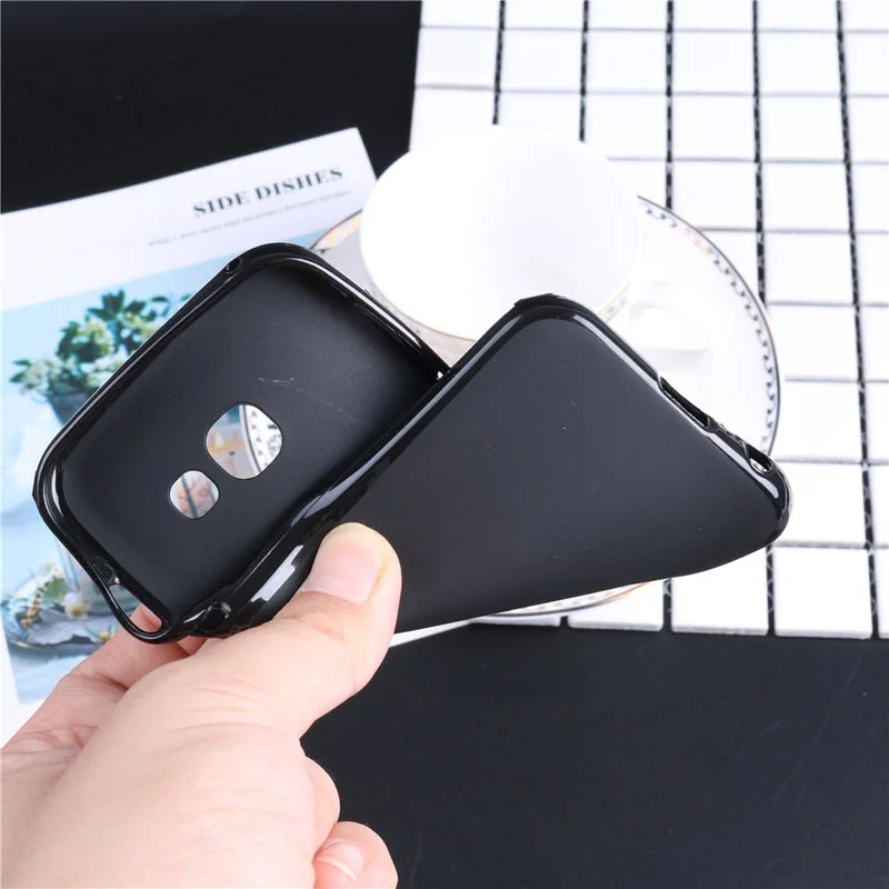 Case For Samsung Galaxy A3 2017 Luxury Matte TPU Back Soft Cover A 3 |