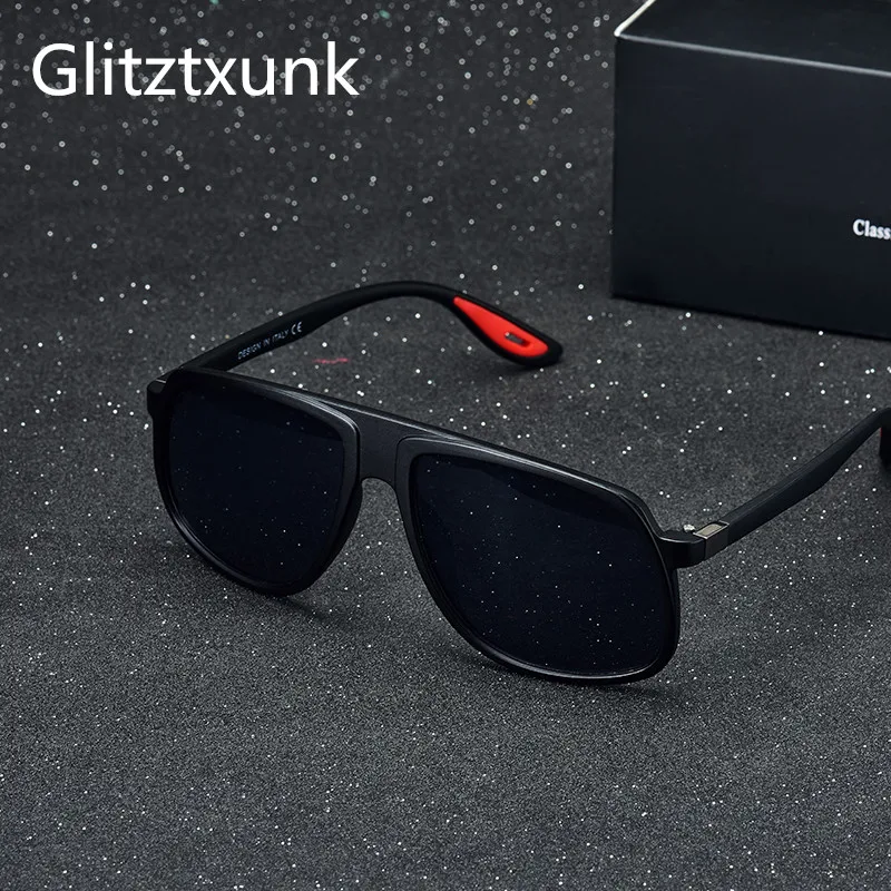 Glitztxunk брендовые дизайнерские классические солнцезащитные очки для мужчин и