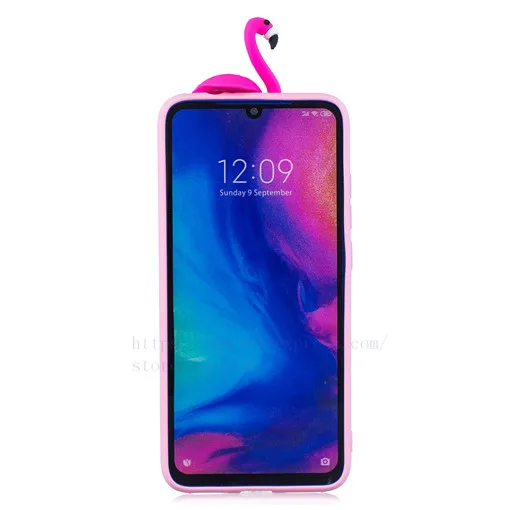 TRISEOLY для Xiaomi Redmi Note 7 Чехол Redmi 7 3D стерео патч мягкий силиконовый бампер набивной чехол с изображением животного для телефона Xiomi Redmi Note7
