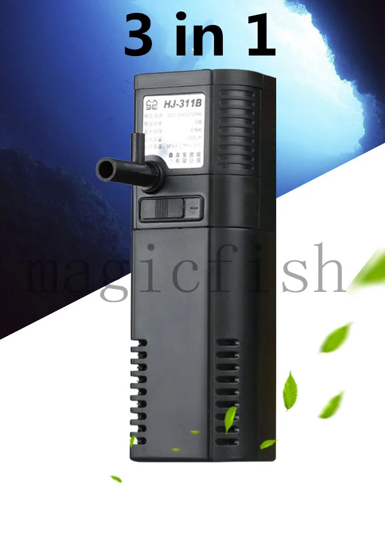 Sunsun 110V 220V аквариума многофункциональный водяной насос Внутренний фильтр HJ-111b HJ-311b HJ-411b HJ-611b