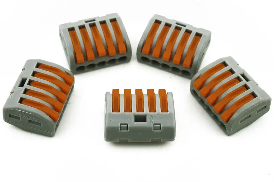 1 шт. жгут проводов пружинный разъем клеммная колодка 5-контактный зажим