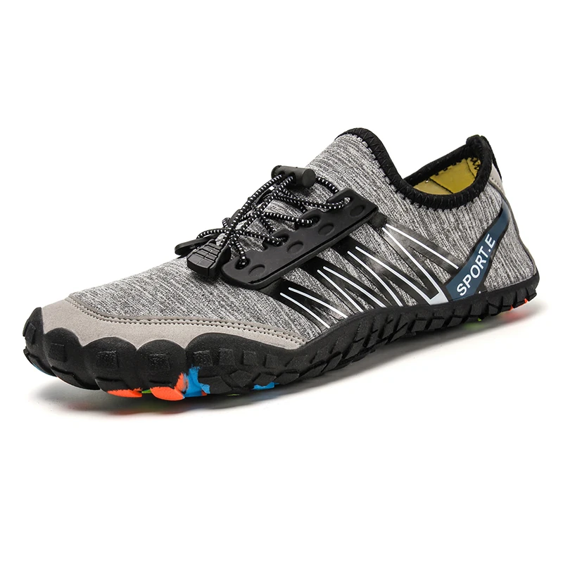 Mens Barefoot Five Fingers Shoes Summer Running for Men Outdoor Lightweight Quick Aqua Fitness Sports Sneakers | Спорт и развлечения