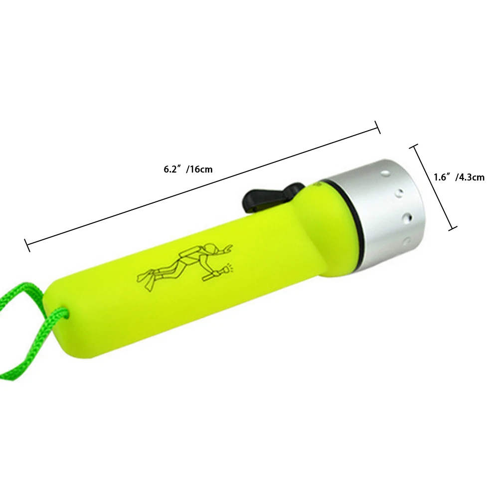 Компактный фонарик LEDGLE профессиональный электрический для дайвинга