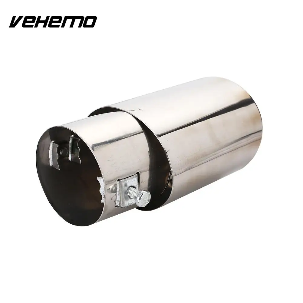 Vehemo Diameter 66-86mm Car Tail Pipe Muffler Tip End Exhaust Accessory Noise Reduction Stainless Steel | Автомобили и мотоциклы