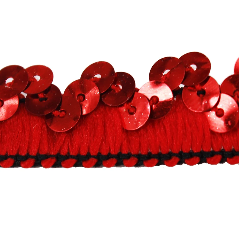 Лента кружевная эластичная с блестками 13 мм 90 ярдов 1 ряд | Дом и сад