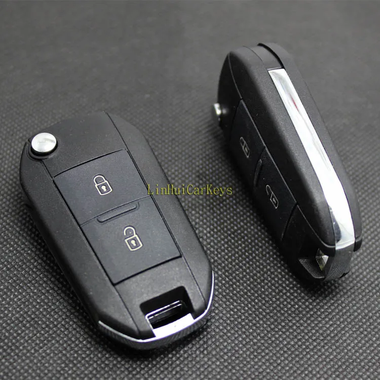PINECONE для PEUGEOT 307 308 408 чехол ключа 2 кнопки обновленный и модифицированный от