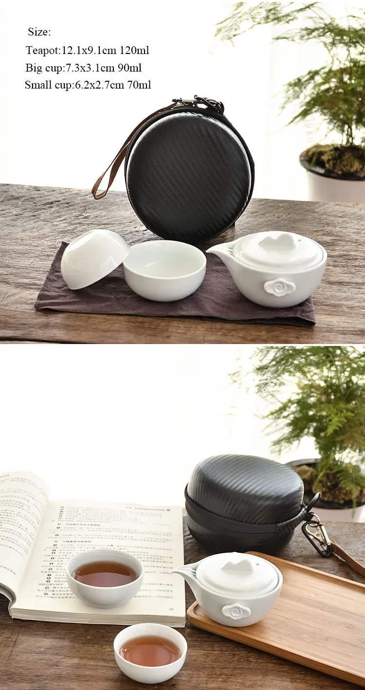 TANGPIN керамические чайники gaiwan чайные чашки китайский чайный набор портативный дорожный чайный набор с сумкой для путешествий