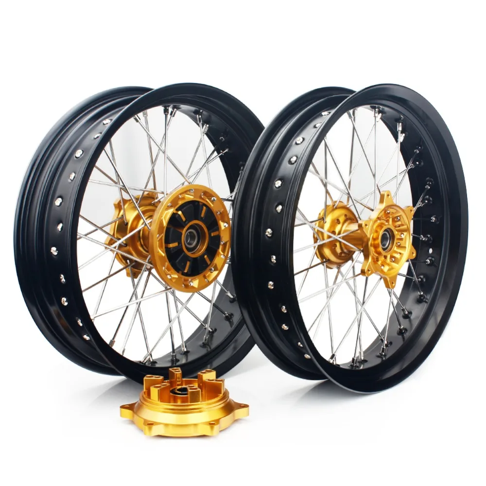 Передние и задние колеса BIKINGBOY для SUZUKI DRZ400 00 04 DRZ400E 07 DRZ 400 S SM 05 17 16 15 14 Supermoto 17*3 5 17*4
