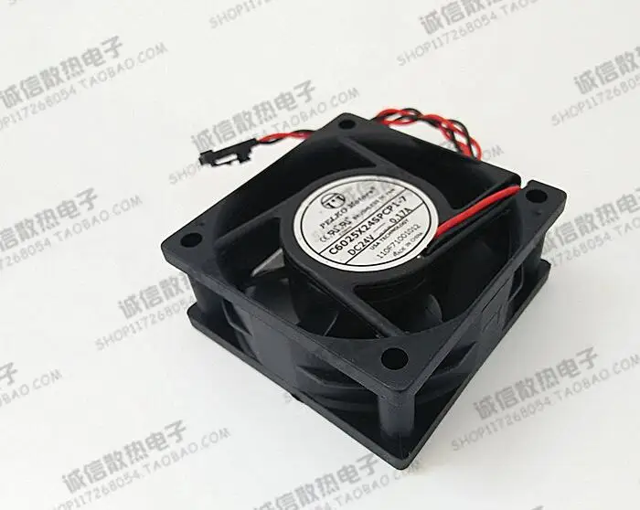 PELKO моторы C6025X24SPCP1-7 24V 0.17A 6025 60*60*25 * мм 6 см 2 провода вентилятора | Компьютеры и офис