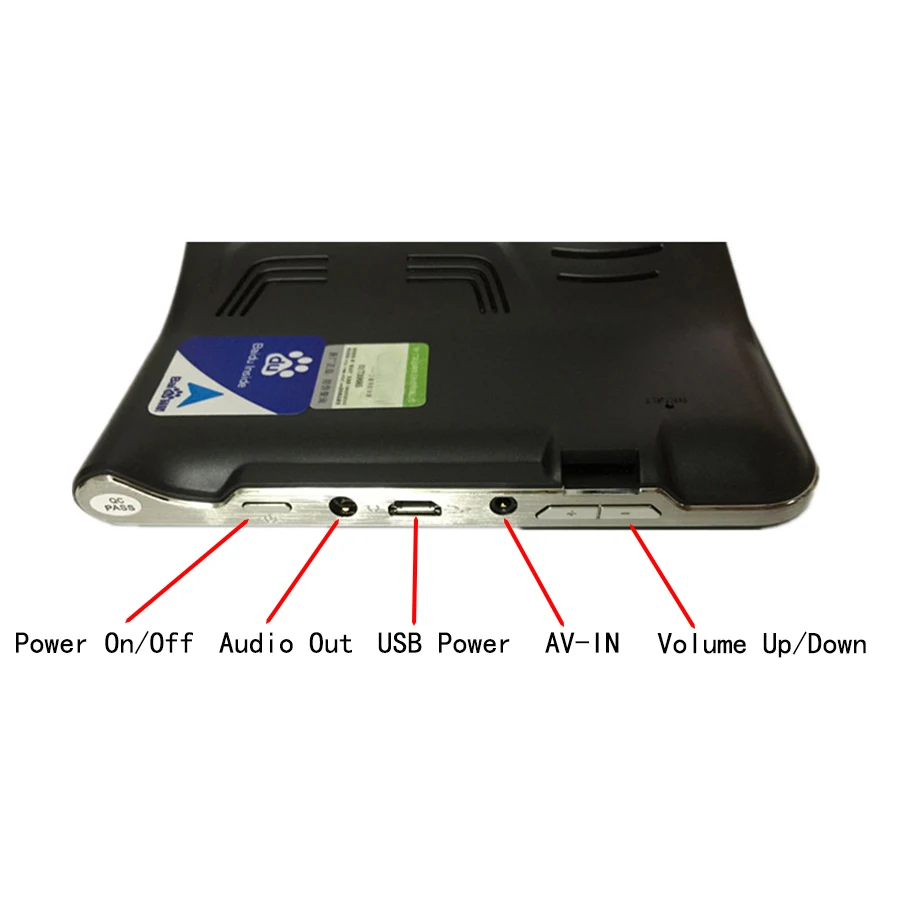 Otstrive 7 дюймов gps навигации DVR Android Wi-Fi Интернет заднего вида Камера AVIN Антирадары 16