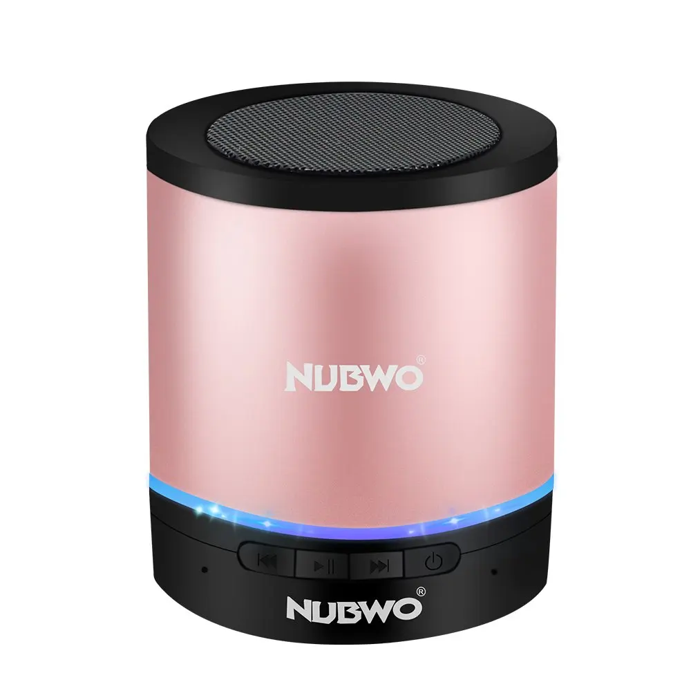 NUBWO Bluetooth динамик, беспроводной портативный динамик, открытый мини беспроводной динамик с многофункциональным стерео, встроенный микрофон