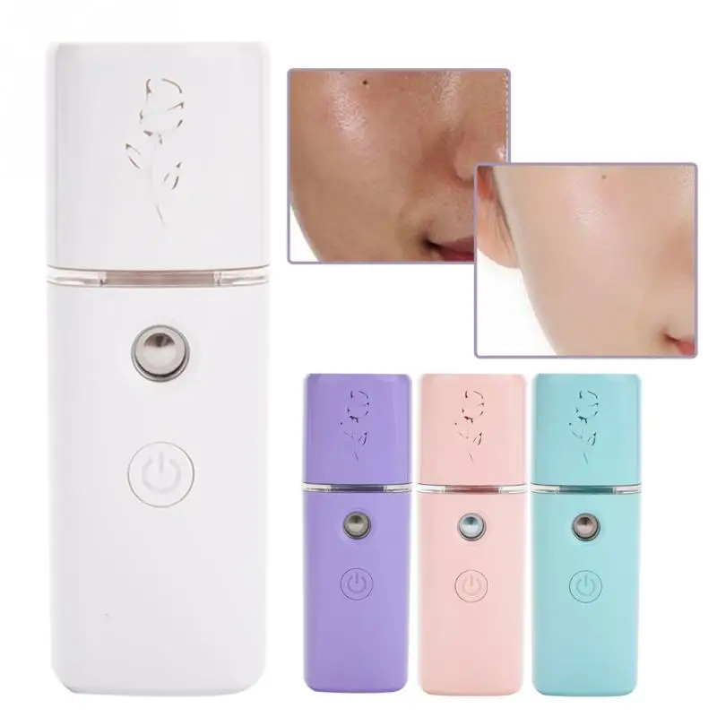 4 цвета Портативный уход за кожей лица спрей пульверизатор нано аэрозоль