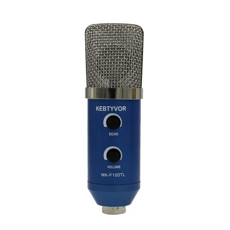 MK-F100TL USB конденсаторный студийный звукозаписывающий микрофон с подставкой для