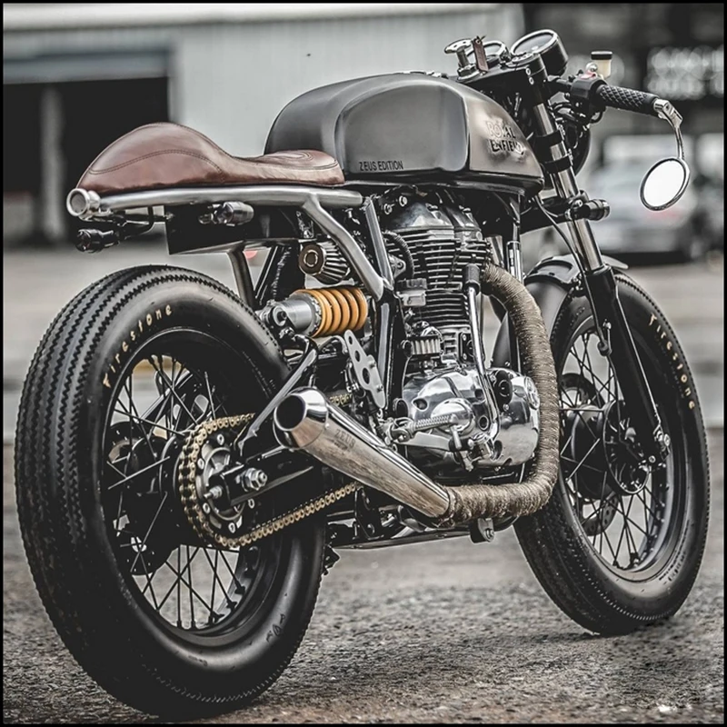 

Universal Round Chrome Motorcycle Left and Right Rear Side view mirrors for GN motor