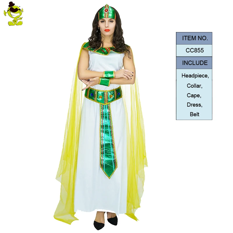 Древнего Египта египетского фараона императрица Клеопатра Queen костюм священника