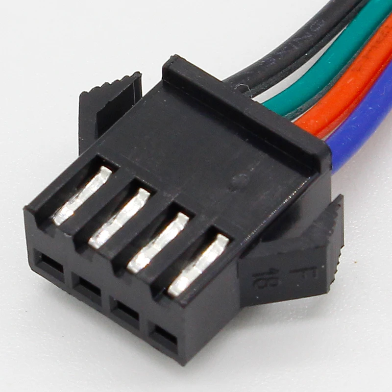 Оптовая продажа 10 пар 4pin JST разъем мужской женский кабель для SMD 5050/3528 RGB цветная