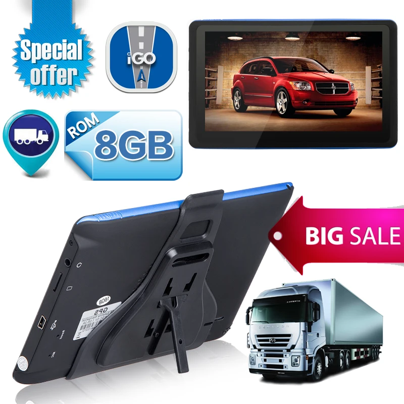 Goldbay 7 дюймов HD Автомобильный Gps-навигация AVIN Емкостный экран FM 8 ГБ/256 МБ