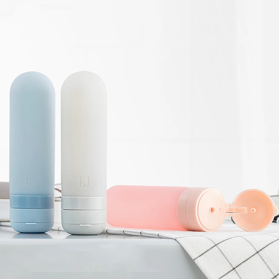 Набор силиконовых бутылочек Xiaomi Mijia для путешествий легко переносить и