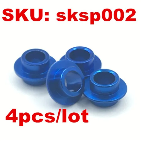 4 blue ufo spacer 4 шт./лот, втулка для обуви, прокладка для роликовых коньков, прокладка для свободного хода, 608 подшипник, колеса, сплав, слалом, прокладки, ось, рукав, скорость, лонгборд - Цвет: 4 blue ufo spacer