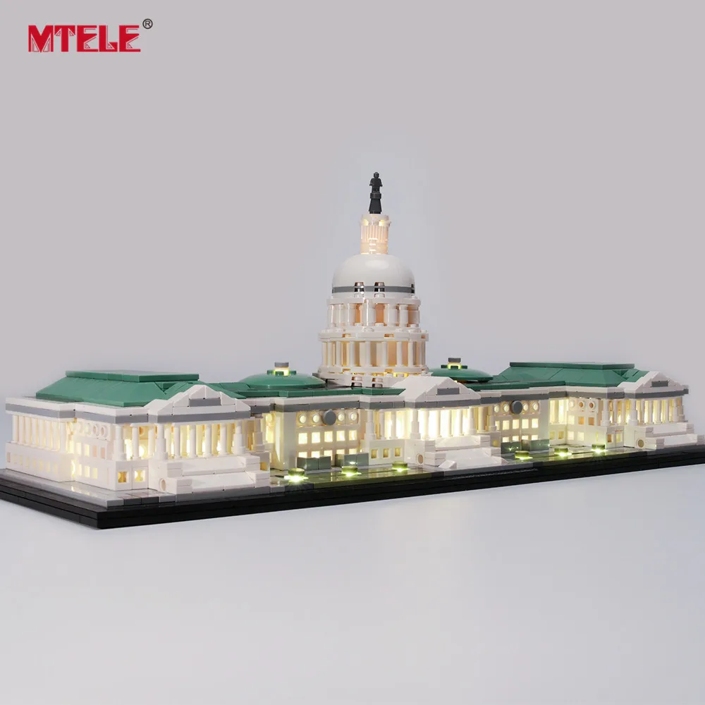 MTELE брендовый светодиодный светильник, комплект для архитектурного дизайна, американский Капитолий, светильник ing, комплект совместим с 21030(модель не входит в комплект