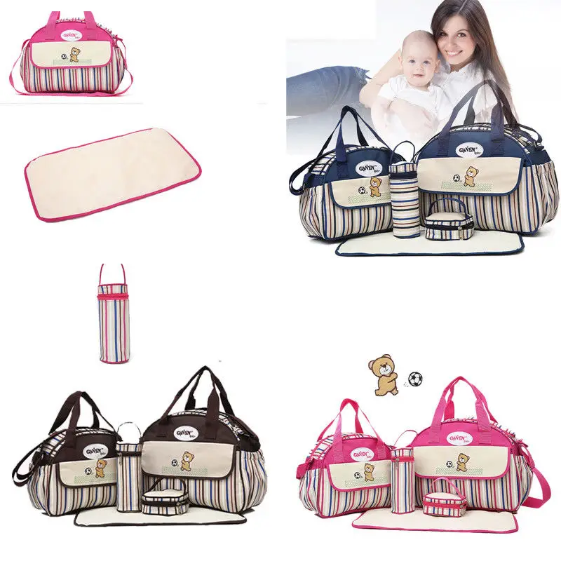 2018 5 шт. Детские пеленания пеленки мешок Мумия Мать Сумочка многофункциональный |