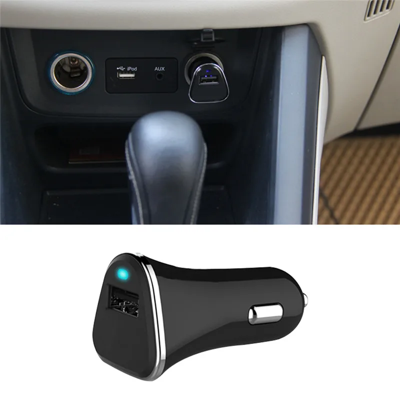 Быстрая зарядка QC 3 0 черное автомобильное USB зарядное устройство Для Xiaomi