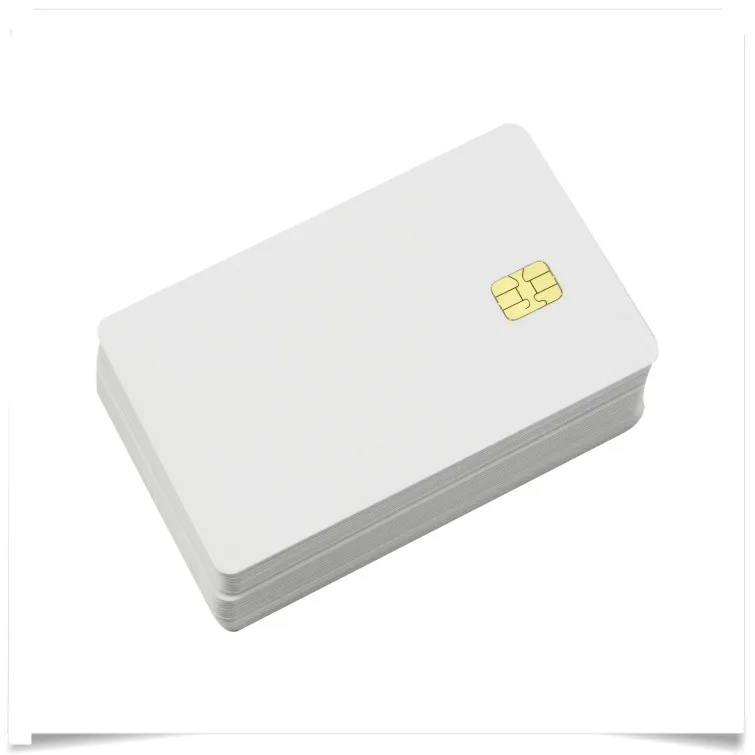 200 шт. пластиковые Контактные Смарт карты из ПВХ SLE4442|card card|card chipcard blanks |