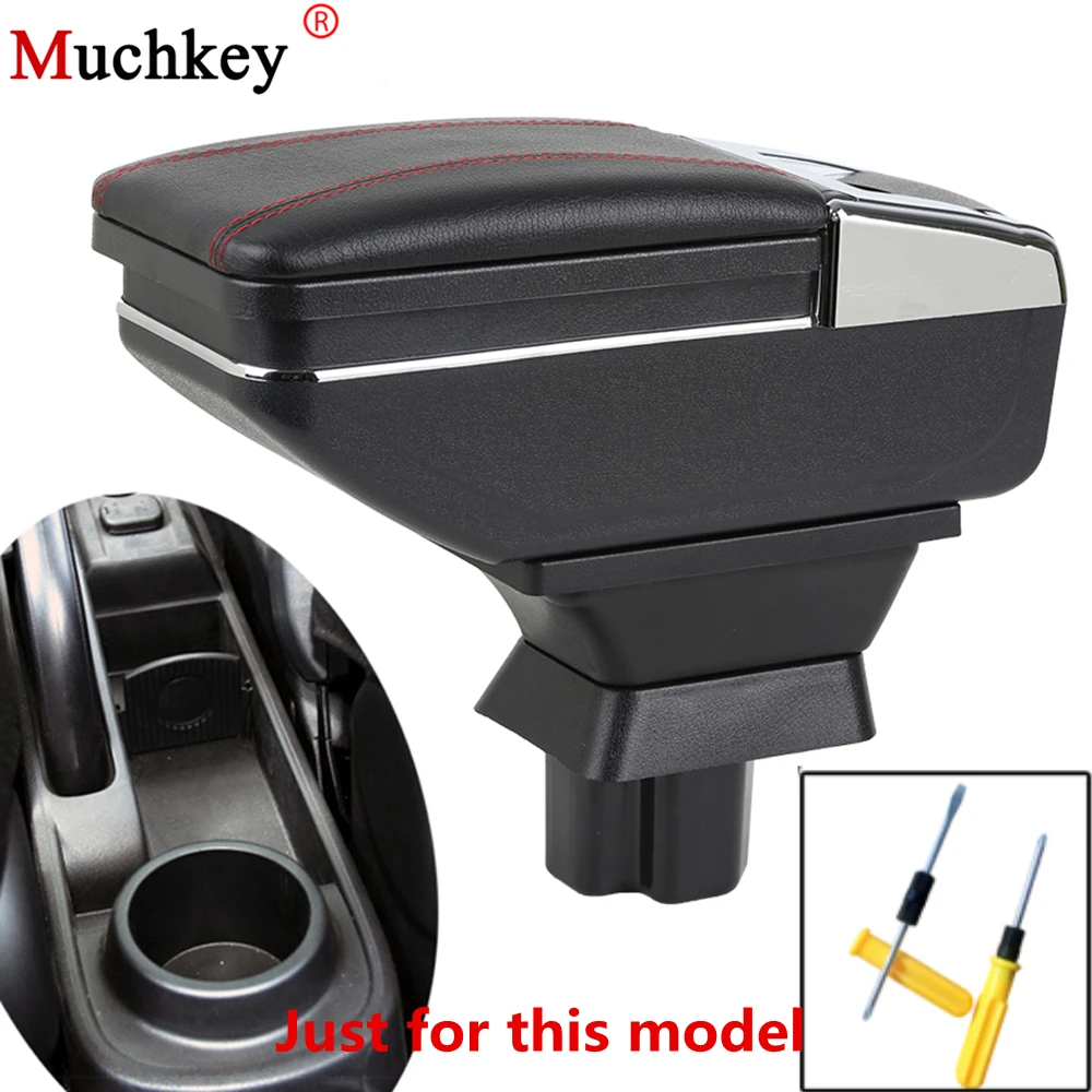 

Подлокотник для Mazda 2 2008 2009 2010 2011 2012 2013, автомобильный подлокотник, центральная консоль, подлокотник для чашки, пепельница, Стайлинг автомоби...