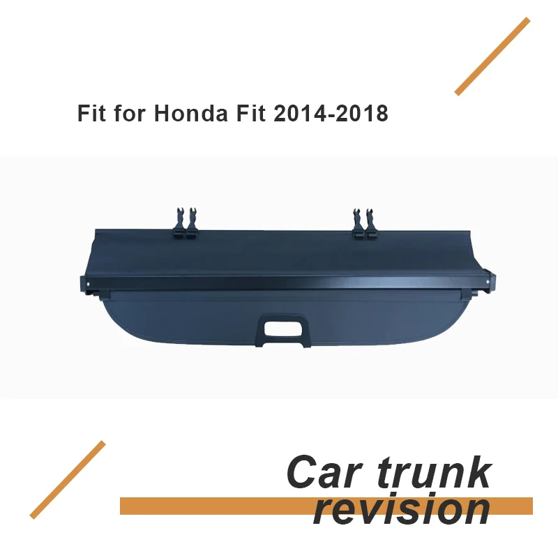 MCrea 1Set Car Rear Trunk Cargo Cover For Honda Fit/Jazz 2014 2015 2016 2017 2018 Black Security Shield Shade Auto accessories | Автомобили