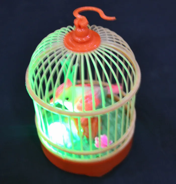 Sounding Fancy Plastic Children's Electric Toys Simulation Sensing Sound Control Birds Electronic Bird Moving Parrot Toy 2021