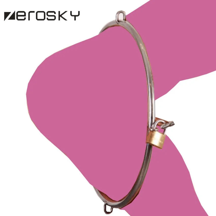 Секс игрушка Zerosky для взрослых из нержавеющей стали|Наручники и фиксаторы| |