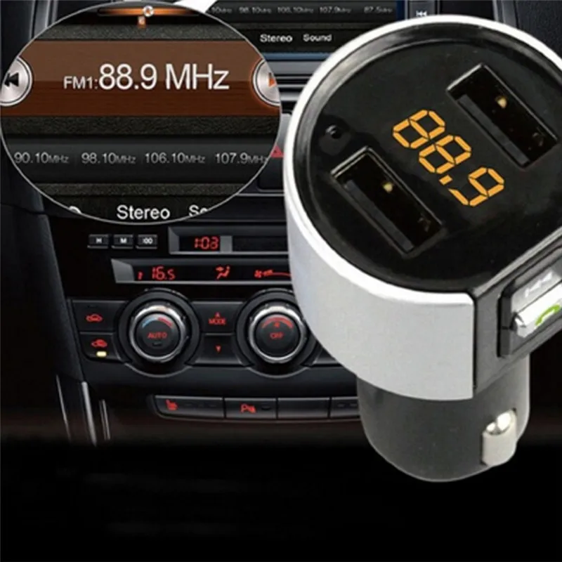 Высокое качество Handsfree Авто USB зарядное устройство FM передатчик Радио Беспроводной MP3 плеер Bluetooth автомобильный комплект