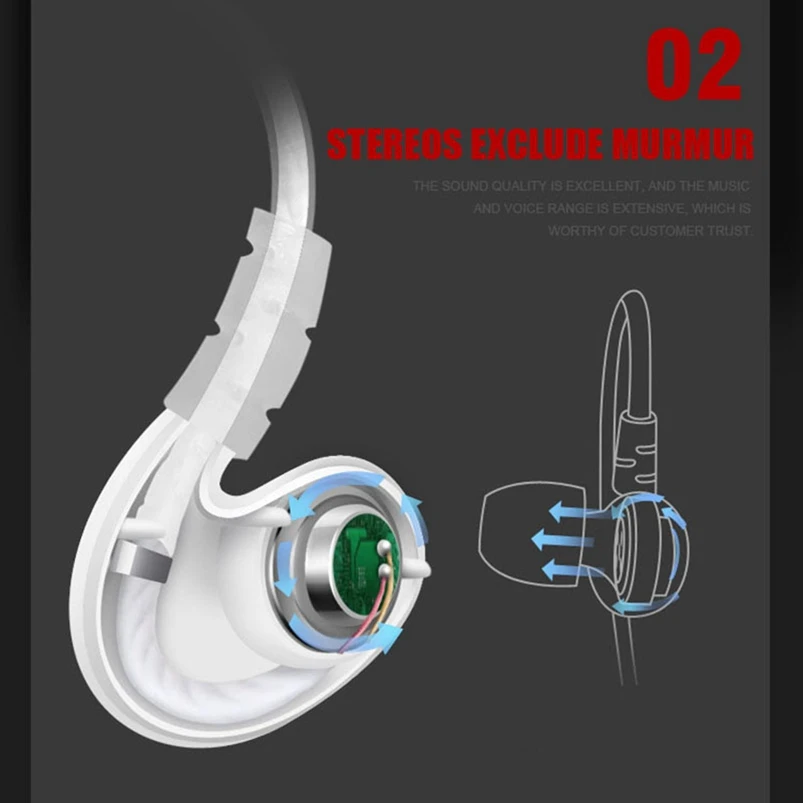 Icoque Проводные вставные наушники с микрофоном Hifi для iPhone samsung Xiaomi PC MP3 спортивные 3 5