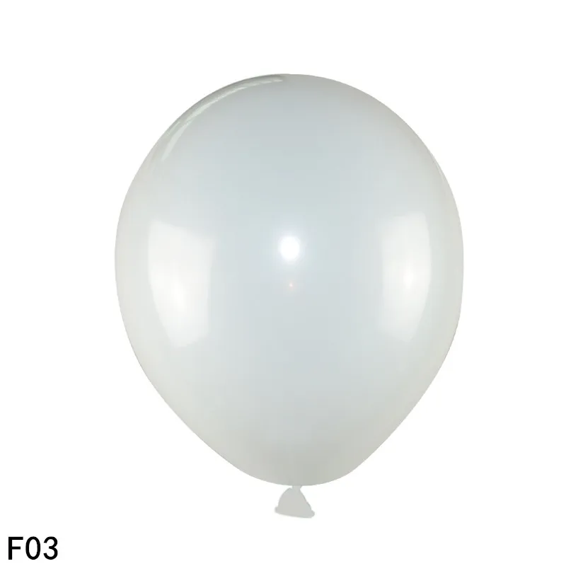 F03 10/20шт 10 дюймов латексный шар Макарон красочный балон надувная игрушка для дома, украшения для свадебной вечеринки, Аксессуары для детского декора на день рождения - Цвет: F03