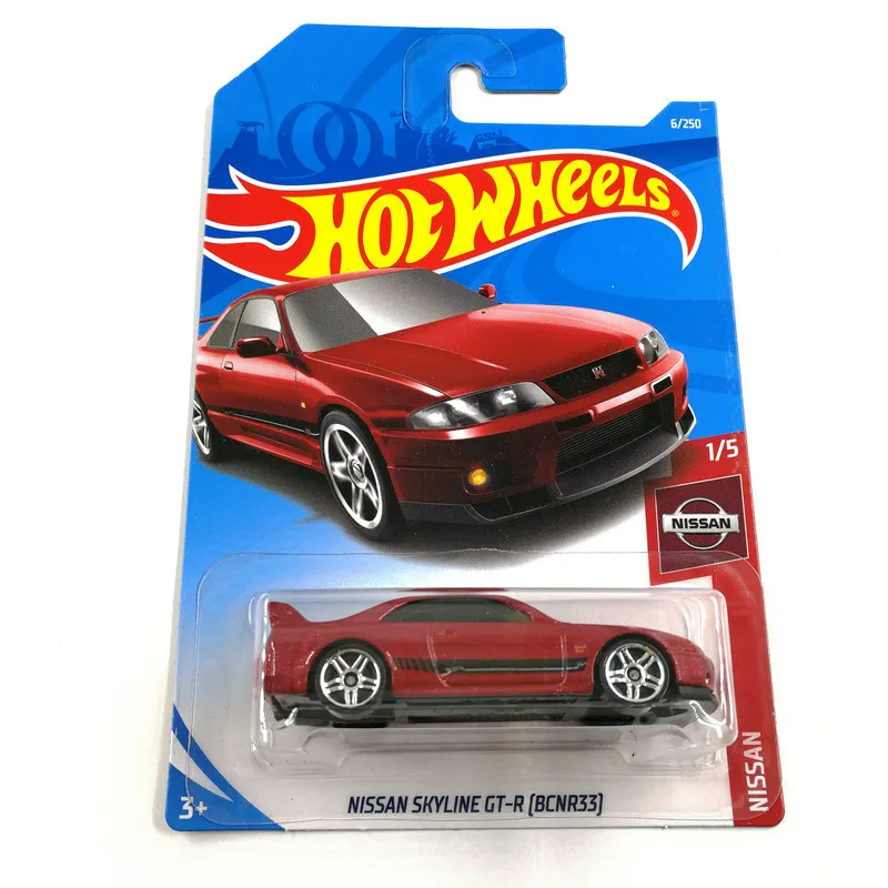 Hot Wheels 1:64 Автомобиль NISSAN SKYLINE 2000 GT R RS Коллекционная версия металлические Литые