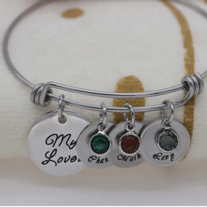 Браслеты My Love индивидуальные имена и подарок по месяцу рождения браслет