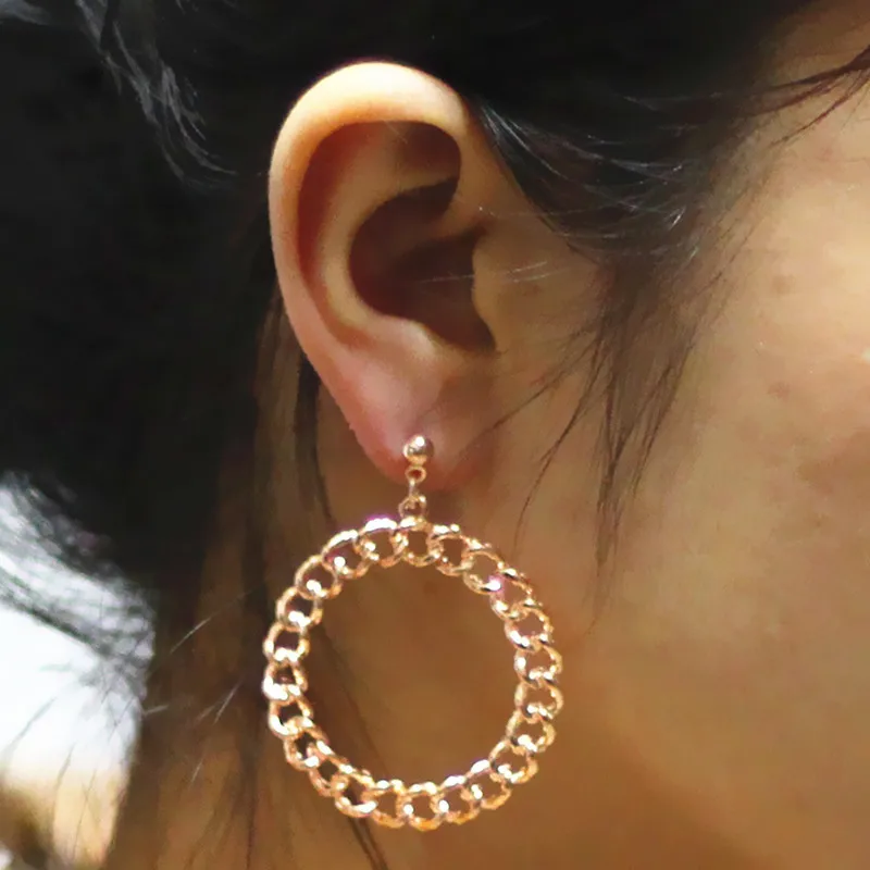 Лидер продаж серьги круглые большие гладкие баскетбольные брендовые