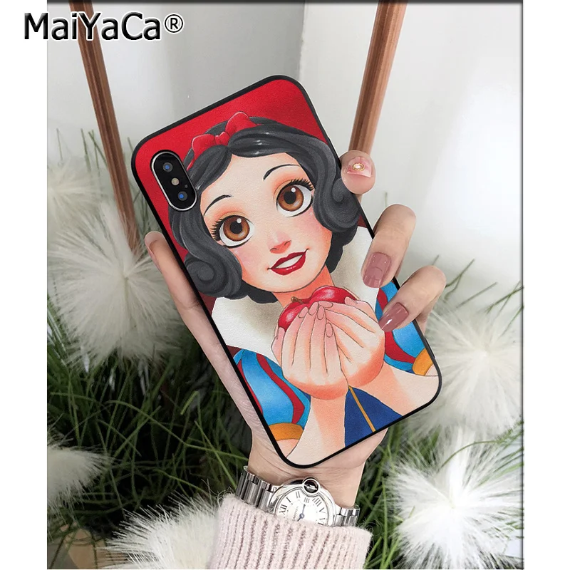 Чехол для мобильного телефона MaiYaCa мягкий черный силиконовый чехол Apple iPhone 8 7 6 6S