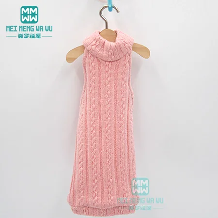 JPy4--010--A Одежда для куклы подходит 43 см 1/4 BJD аксессуары розовый сексуальный короткий свитер, длинноногие чулки - Цвет: JPy4--010--A