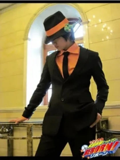 Katekyo хитман реборн итальянская мафия убийца Аниме Косплей Костюм|anime cosplay