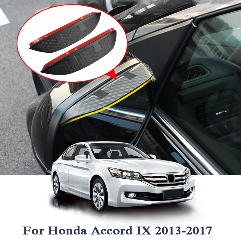 Автомобильная наклейка дождевик для зеркала заднего вида Honda Accord IX LM Citty GM6 CIVIC CRV HRV