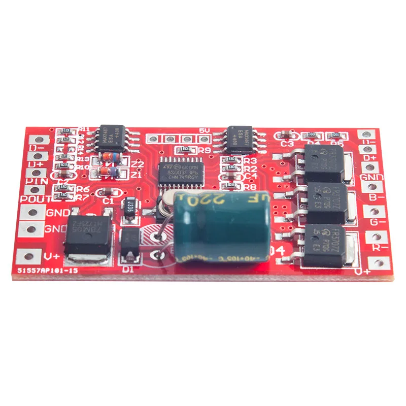 DM 104 макс. 4А * 3 канальный выход DMX512 вход на DC12 24V RGB DMX декодер постоянного