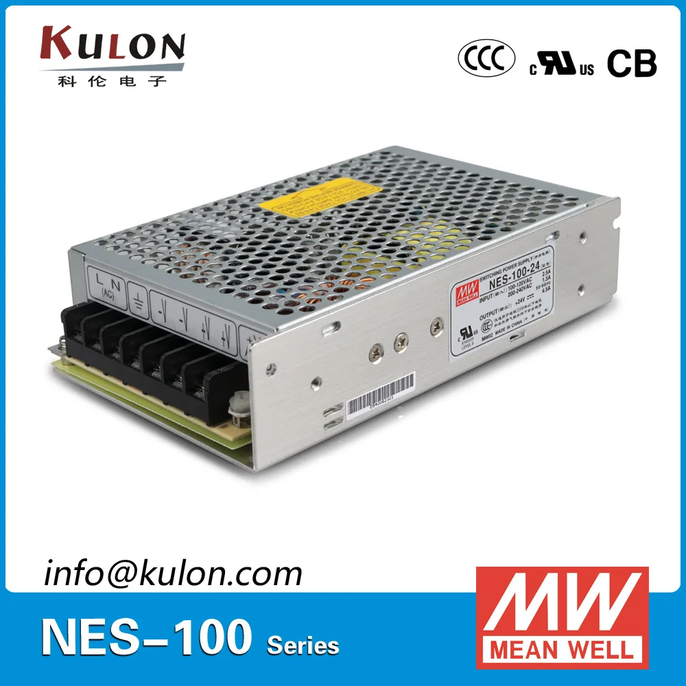 Оригинальный Meanwell NES 100 7.5 питания с одним выходом 100W 13.6A 7 5 V бренд Mean well