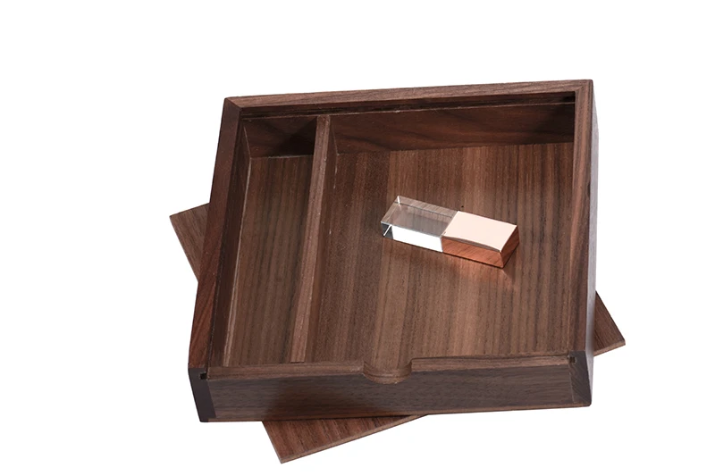 JASTER 1 шт. бесплатный логотип орех фото уникальный Альбом Кристалл usb+ коробка Memory stick Pendrive 4 Гб-64 Гб 170*170*35 мм