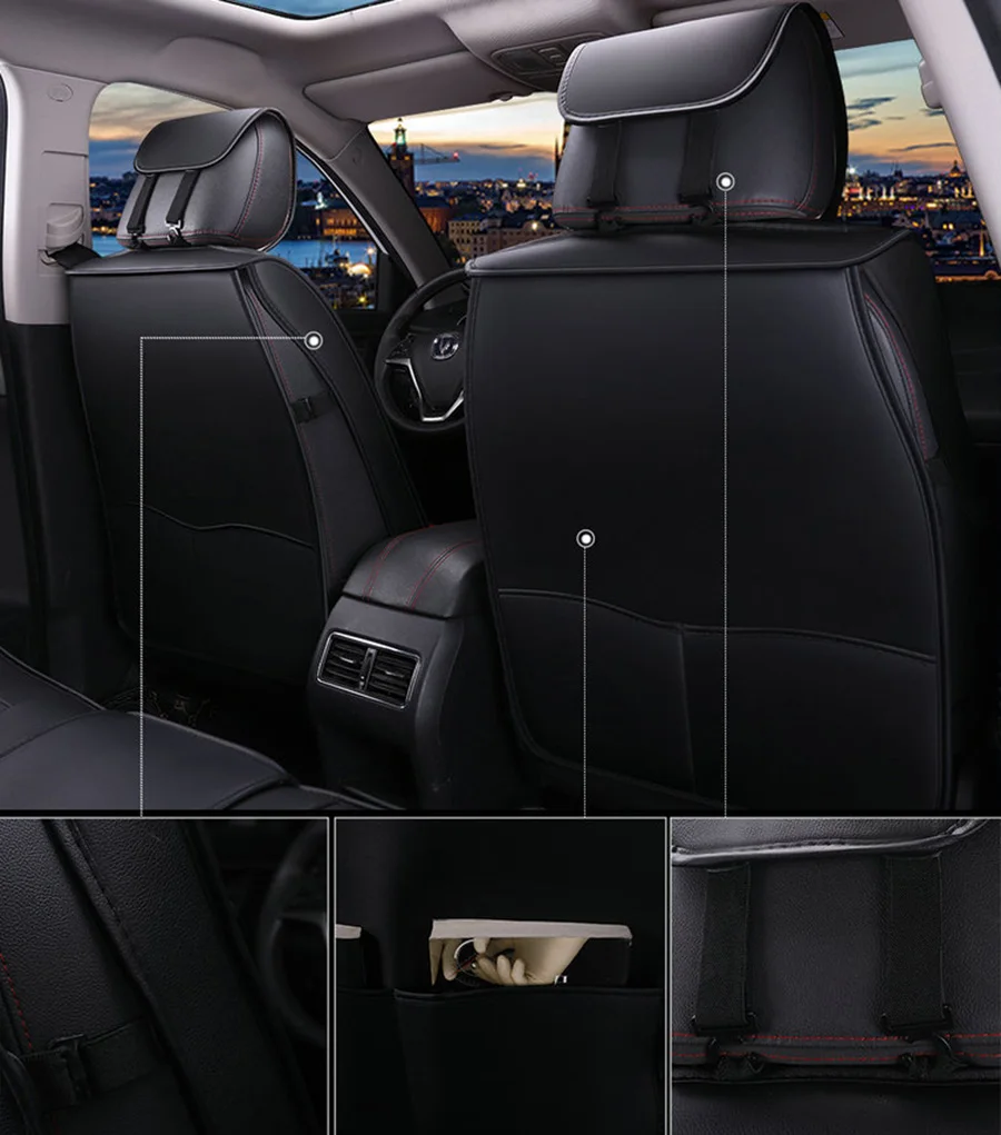 Спереди и сзади) Специальные кожаные чехлы на сиденья для chevrolet cruze captiva lacetti 2013 2012 2011 2010 протектор