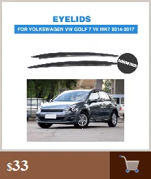 Углеродного волокна задний спойлер на крыше козырек окна губы для Volkswagen VW Golf 7 VII MK7 Стандартный хэтчбек GTI R
