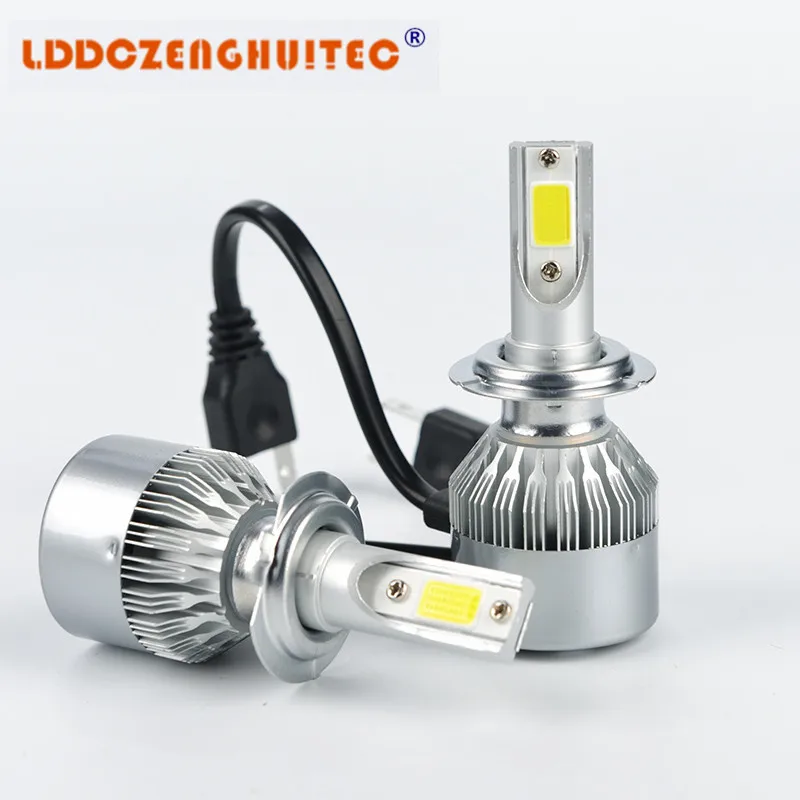 LDDCZENGHUITEC C6 авто комплект светодиодных ламп свет 72 W фары для 7600LM все гольфкарты
