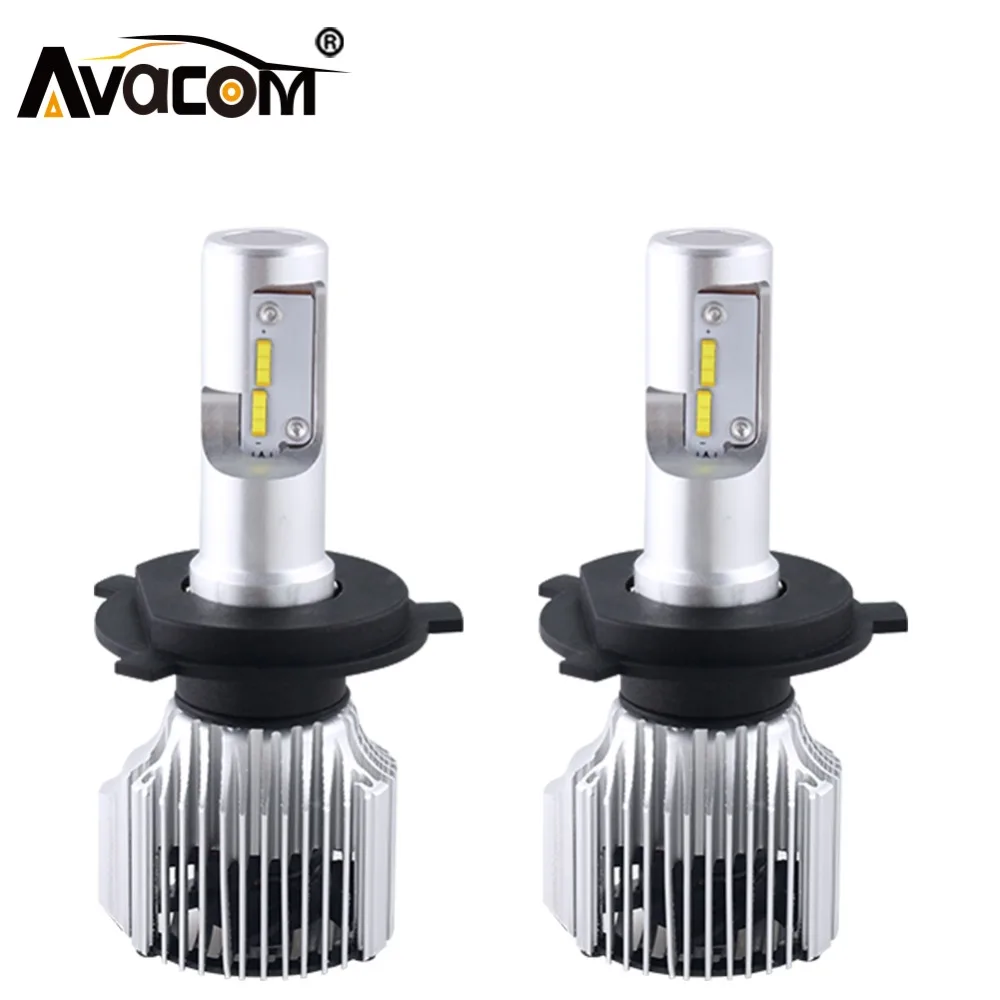 Светодиодсветодиодный автомобильная лампа H4 12V H1 H11 LED Canbus фара 9004 9005/HB3 9006/HB4 9012 H27