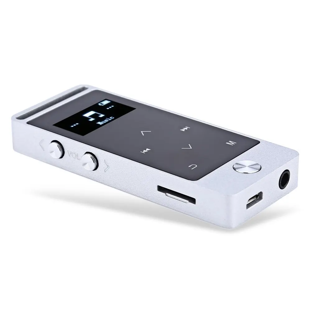 Bluetooth MP3 плеер Металлический музыкальный плеер без потерь сенсорный экран поддержка tf-карты до 64 Гб с fm-радио, запись, электронная книга