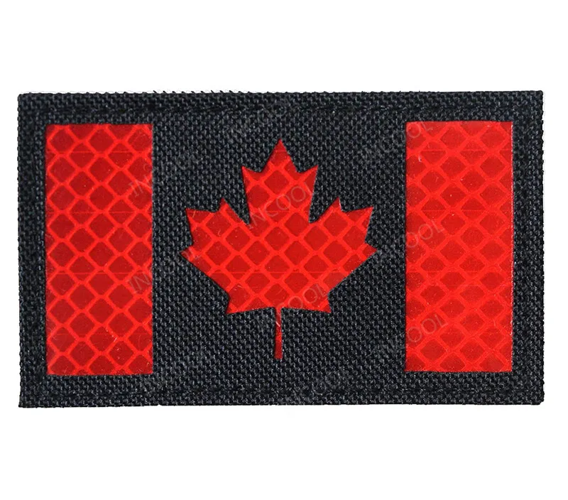 13 Embroidery Вышивка-патч с флагом Канады Канадский кленовый лист военный боевой патчи тактические национальные эмблемы аппликации вышитые значки - Цвет: 13 Embroidery